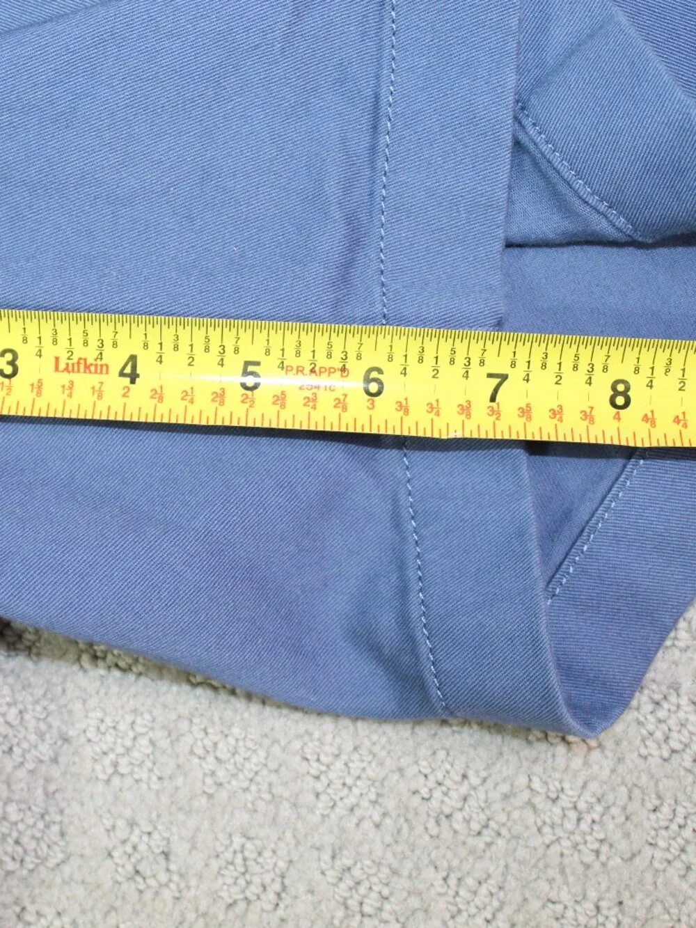J Crew Shorts Mens 34 Blue Cotton Stretch 7” Inseam Chino Golf Preppy